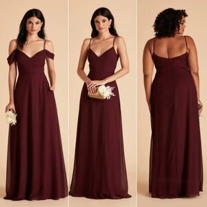 Birdy Grey Devin Convertible Dress Size Medium - Chiffon Cabernet NWT